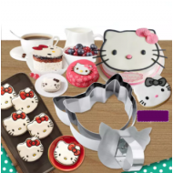 Set 3 bucati forme pentru tort,model hello kitty