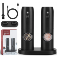 Set 2 râșnițe de sare și piper, electrice