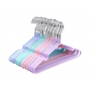 Set 100 umerase metalice siliconate, Rainbow, 40 cm, multicolor