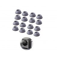 Set de 16 picioruse, anti-zgomot si antiderapante, suporti amortizare vibratii masina de spalat, amortizoare uscator de rufe, frigider, mobilier