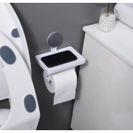 Suport hartie igienica cu suport telefon
