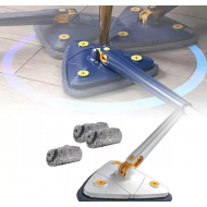 Mop cu cap triunghiular, reglabil, rotire 360 grade cu 3 lavete incluse