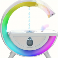 Umidificator difuzor aromoterapie, tehnologie Anti-Gravity, lumina ambientala