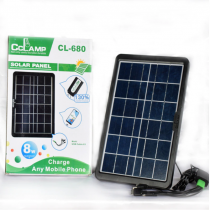 Panou solar portabil CcLamp CL-680 6V, 8W,1.3A , Port multi usb, ip65