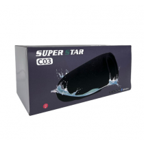 Boxa portabila super star c 03 bluetooth, microsd, aux, usb, radio fm