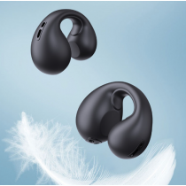 Casti Wireless Bluetooth 5.3 EarCuffs, Fitness/Work/Gaming, Cu Microfon HD Calls Noise Canceling, Carcasa 350mAh, Waterproof