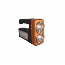 Lanterna cu 2 LED-uri frontal si 36 LED-uri lateral SMD, incarcare solara si USB