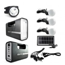 Kit solar GD-LITE 1, dotat cu dispozitive USB, 3 becuri led incluse plus acumulator de mare capacitate