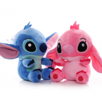 Jucării Stitch și Angel din Lilo și Stitch - Plus Albastru/Roz