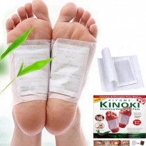 Set 50 de plasturi Kinoki Homeopati pentru detoxifiere, cu turmalina, Vitamina C, E, Uleiuri Esentiale, teleMAG