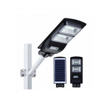 Lampa stradala - cu panou solar, senzor de miscare si acumulator - Proiector LED 60W