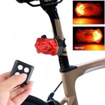 Stop Spate Bicicleta KXK-03 Waterproof grade IP×5 cu Telecomanda ,Semnalizare Si Incarcare USB