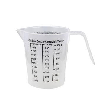 Cana de plastic gradata pana la 800g
