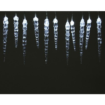 Instalatie Solara Turturi Craciun, 20 LED-uri alb rece,exterior