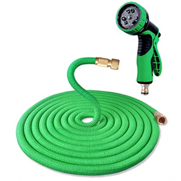 Furtun extensibil profesional pentru gradina cu cap de udat cu pulverizator reglabil, Magic Hose