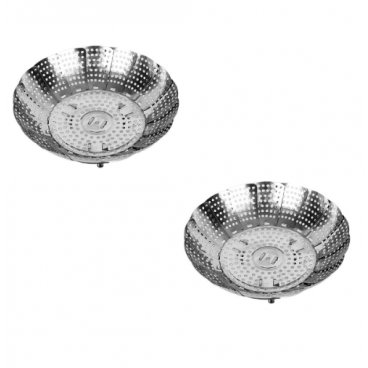 1 + 1 GRATIS - Sită din inox pentru gătit la aburi