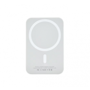 Baterie Externa Portabila, 20 W, Compatibila cu brandul Apple & MagSafe, Incarcare Wireless, Design Modern, Alb