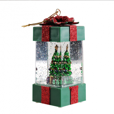 Lumanare ornamentala tip felinar cu LED, model cadou