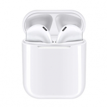 Casti wireless TWS i12, Bluetooth 5.0, Touch, Compatibile Android & iOS ALB teleMAG