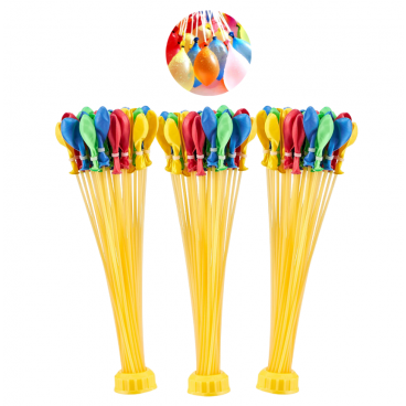 Set 111 baloane cu apa, multicolore