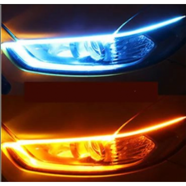 Set 2 benzi LED strip DRL cu functie de semnal secvential