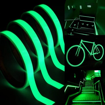 3X BANDA FOSFORESCENTA LUMINOASA DE SIGURANTA
