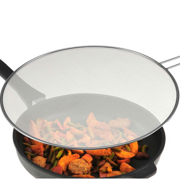Capac protectie antistropire in timpul gatitului, impotriva uleiului incins si a picaturilor de mancare, 25 cm