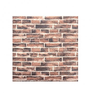 Tapet 3d autocolant , rezistent la apa, maro, 70cm x 77cm x 4 mm teleMAG ®️