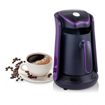 Cana Electrica pentru Cafea sau Ceai, 600W, 300ml, Negru cu Violet sau Bleu
