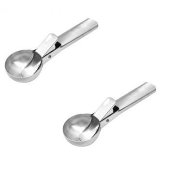 1 + 1 GRATIS - Lingura dozatoare inghetata , Cool Serving, Inox, Gri