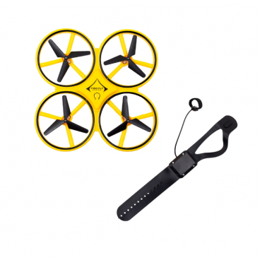 Drona Inteligenta Quadcopter, Control Total prin simpla miscare a mainii, Rezistenta la Coliziuni