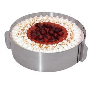 Inel reglabil pentru tort, diametru 16-20 cm