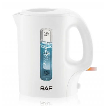 Fierbator apa RAF R7901, 1 Litru, 900 W, Alb / Negru