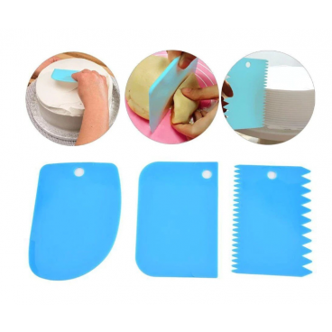 Set 3 Raclete pentru decorare torturi sau prajituri,diferite culori