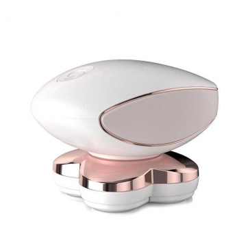 Epilator electric fara durere, 4 capete detasabile, cu acumulator, lumina alba