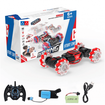 Masina cascadorie 4X4 RC cu control prin gesturi si telecomanda pentru copii