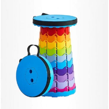 Scaun pliabil portabil, retractabil, telescopic, pentru exterior