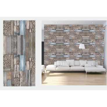 Placa autoadeziva pentru pardoseala sau perete tip marmura, impermeabila, 60X30 CM