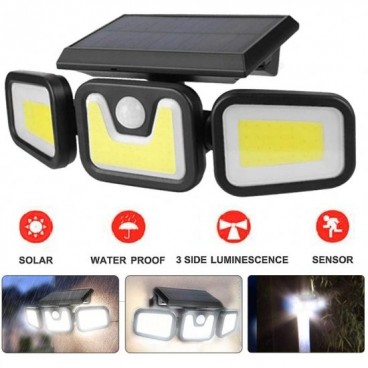 Lampa solara cu senzor de miscare, FL-1725B teleMAG