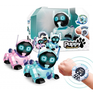 Jucarie interactiva, Robot Catel cu telecomanda control bratara imnteligenta, Puppy Stunt