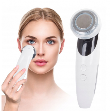 Aparat cu ultrasunete pentru curatarea si masarea fetei, 4 in 1, 3 niveluri de putere, incarcare USB