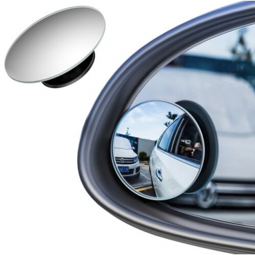 Set 2 oglinzi auto pentru unghi mort rotunde pentru oglinzile laterale cu adeziv