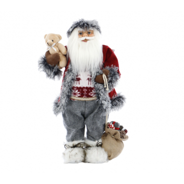 Mos Craciun, decurativ 30cm