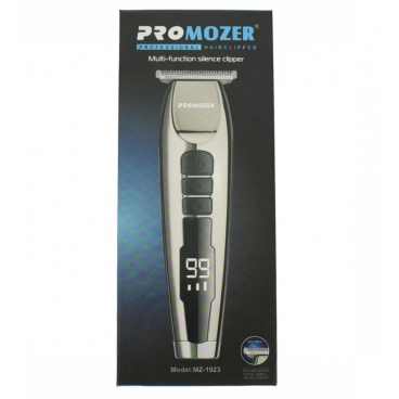 Aparat de tuns profesional, LED baterie, fara fir, lama inox, ProMozer - MZ1923