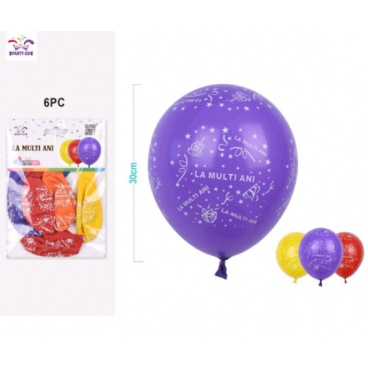 Baloane inscriptionate la multi ani,30cm,FA0074