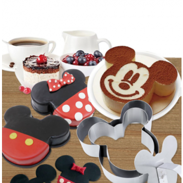 Set 3 bucati forme pentru tort,model mickey mouse