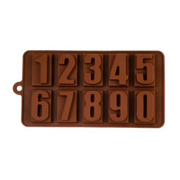 Set 2 forme cifre de ciocolata din silicon