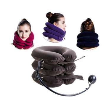 Guler Cervical , Corectia coloanei, Eliminarea durerilor cervicale, Gonflabil, 3 camere