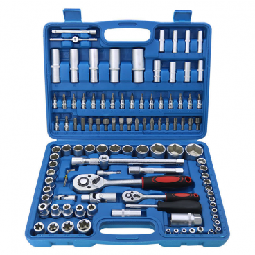 Trusa de 108 chei tubulare cromate