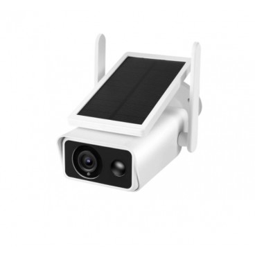Camera Solara de Supraveghere ES-2R de Exterior, cu WIFI, 1080P HD, 2 MP, IP 66, Slot TF Card, PIR, IR, Carcasa Metalica, 2 Antene, Suport Montare 